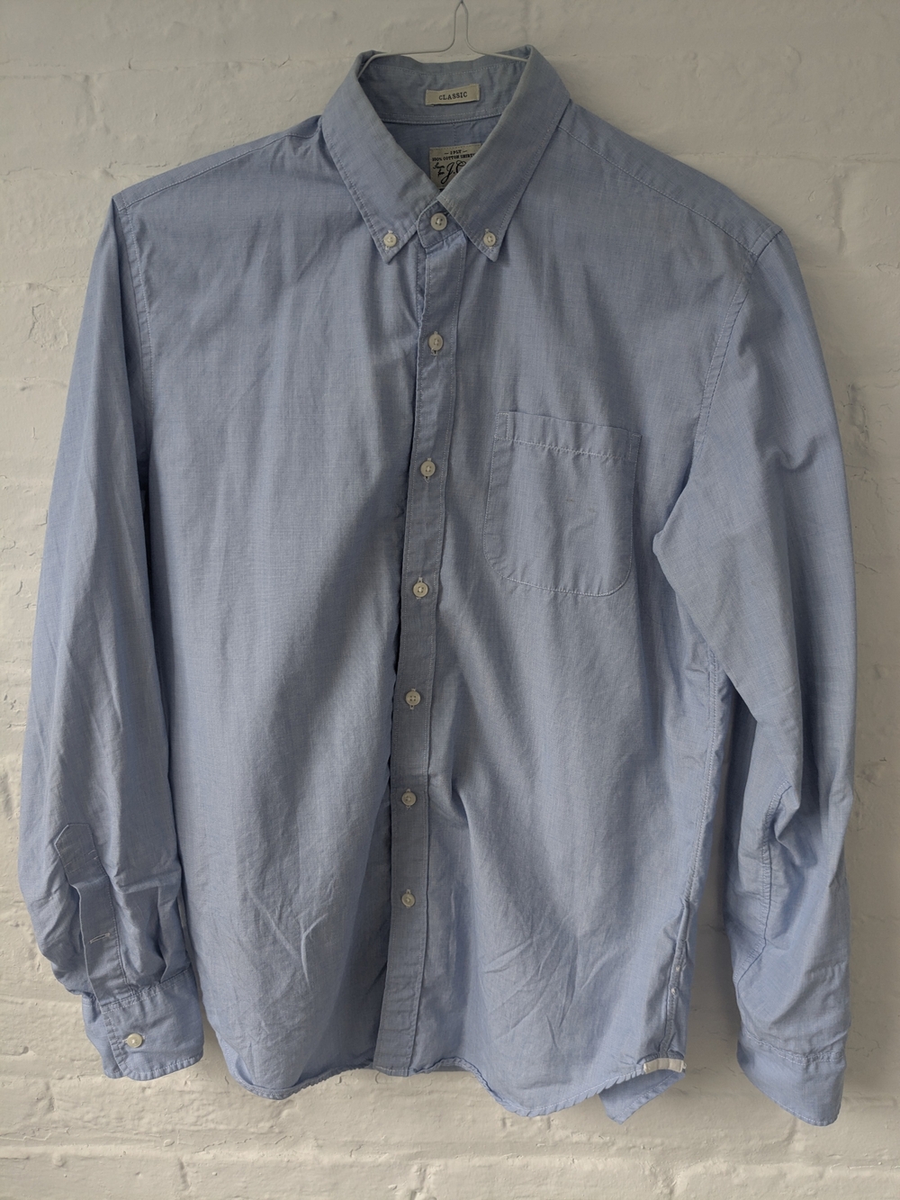 J. Crew Light Blue Button-Down Dress Shirt